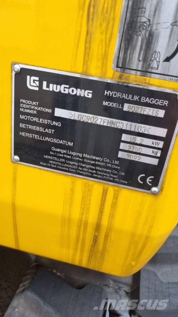 LiuGong 9027 F Minikoparki