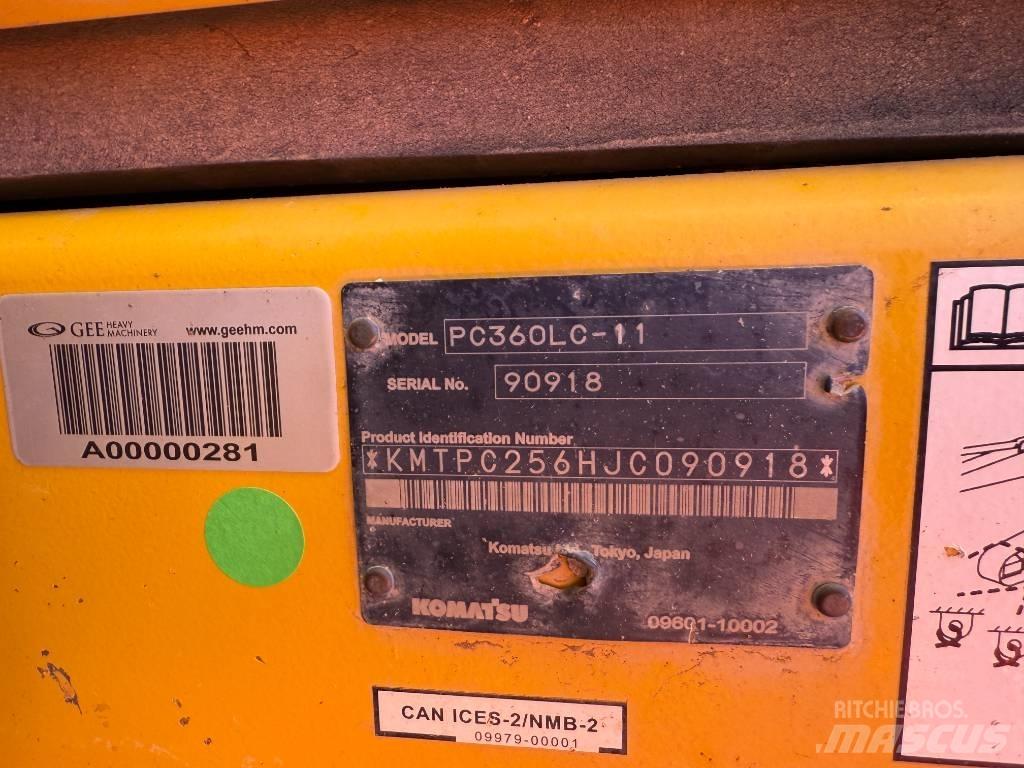 Komatsu PC360LC-11 Koparki gąsienicowe