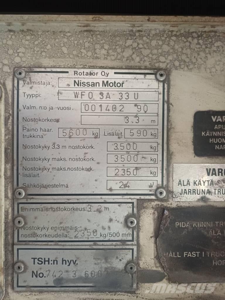 Nissan 33 U Wózki Diesla