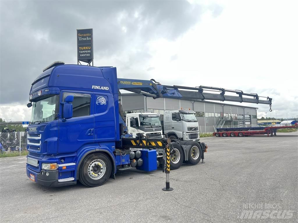 Scania R 560 6X2 Żurawie samochodowe