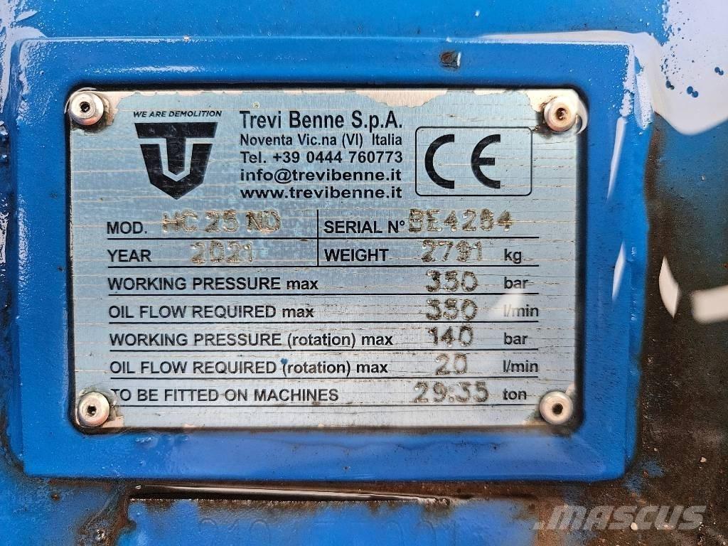 Trevibenne HC 25 ND Koparki wyburzeniowe