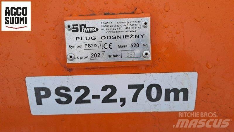 PS ALUEAURA 2-2.70 Lemiesze i pługi śnieżne