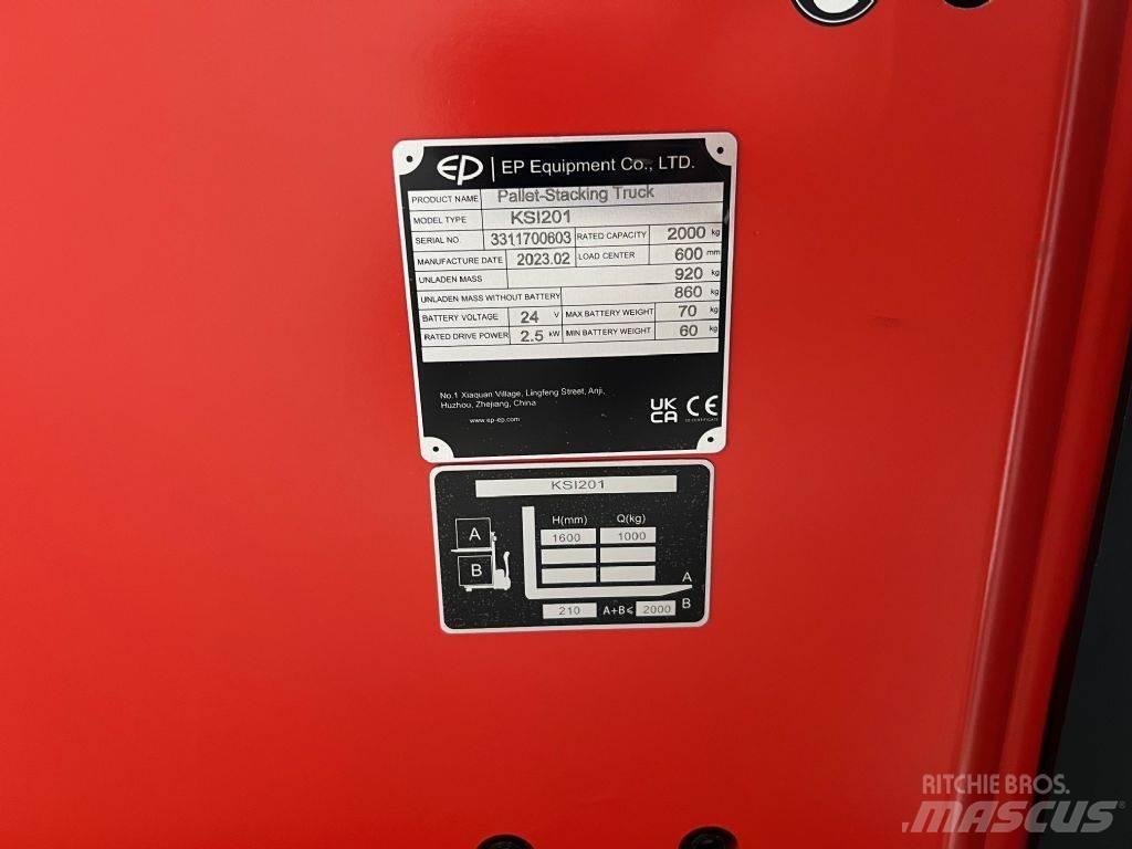 EP KSI201 Wózki widłowe unoszące z dyszlem