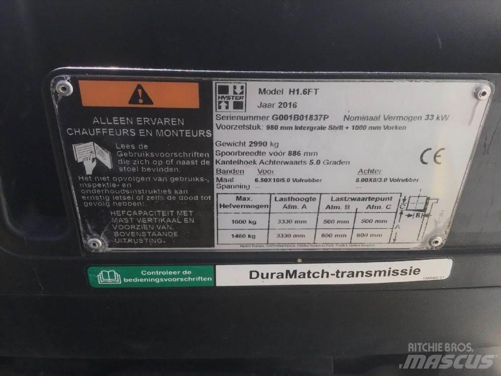 Hyster H 1.6 FT Wózki LPG