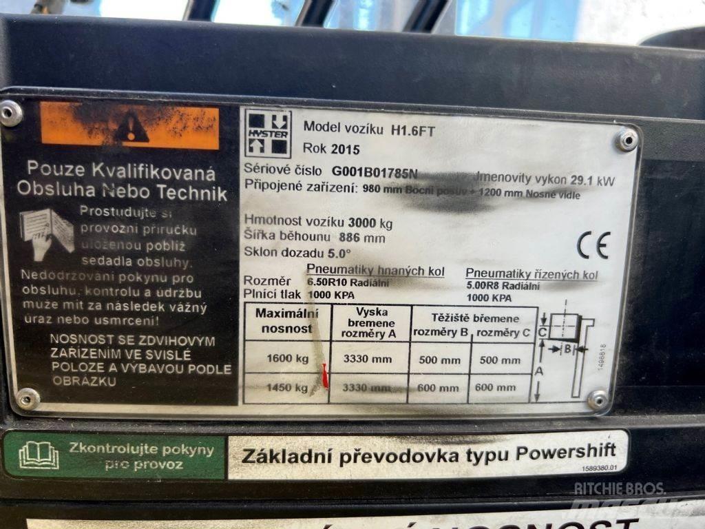 Hyster H 1.6 FT Wózki Diesla