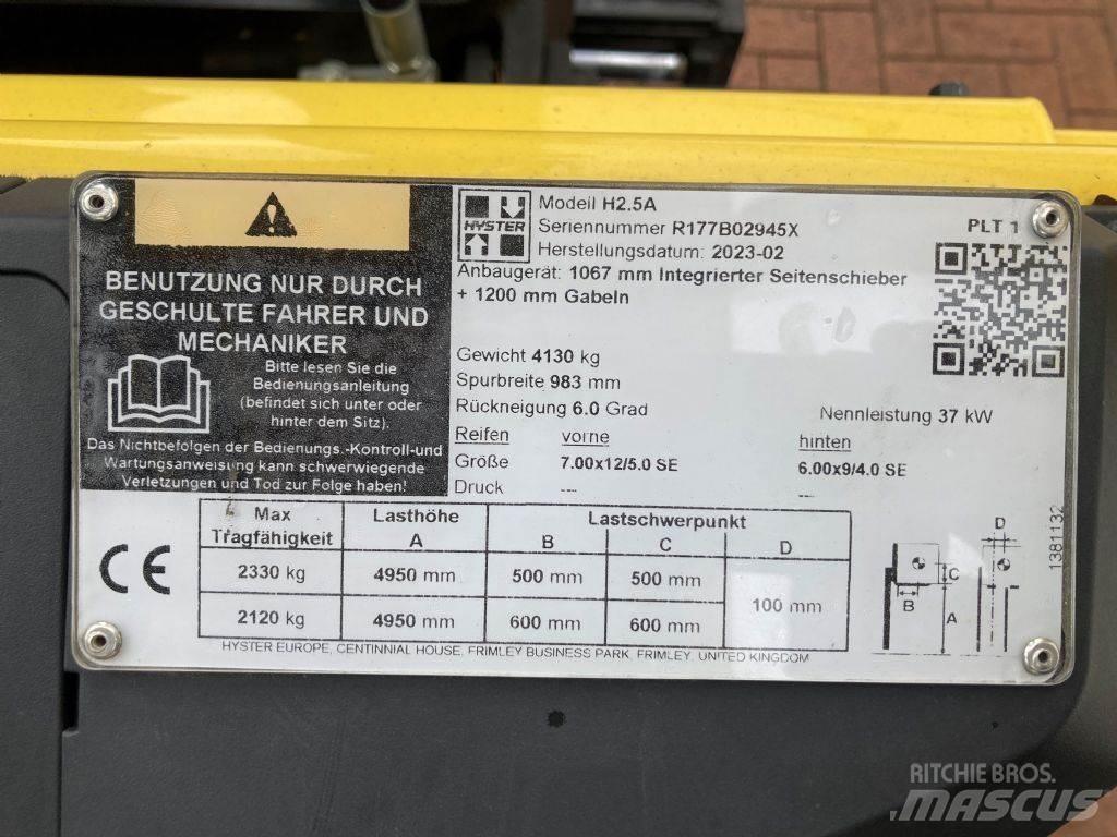 Hyster H 2.5A Wózki Diesla