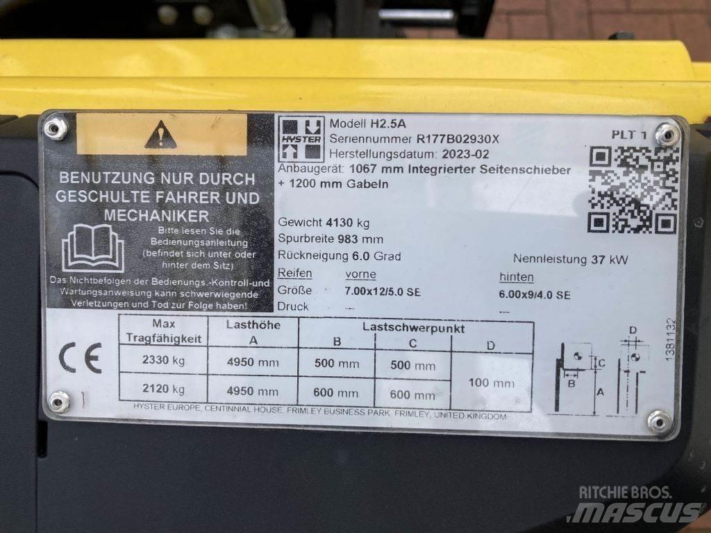 Hyster H 2.5A Wózki Diesla