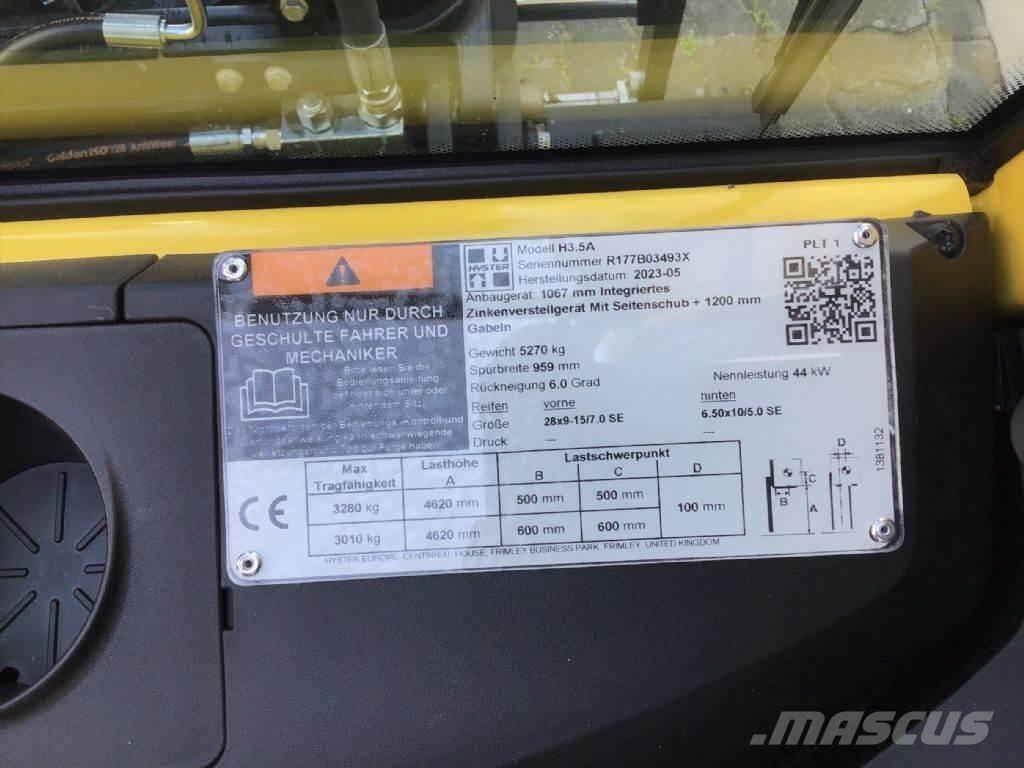 Hyster H 3.5 A Wózki Diesla