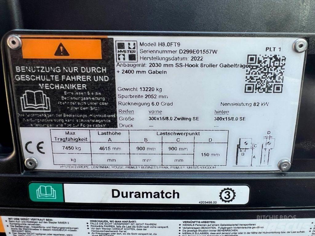Hyster H 8.0 FT9 Wózki Diesla