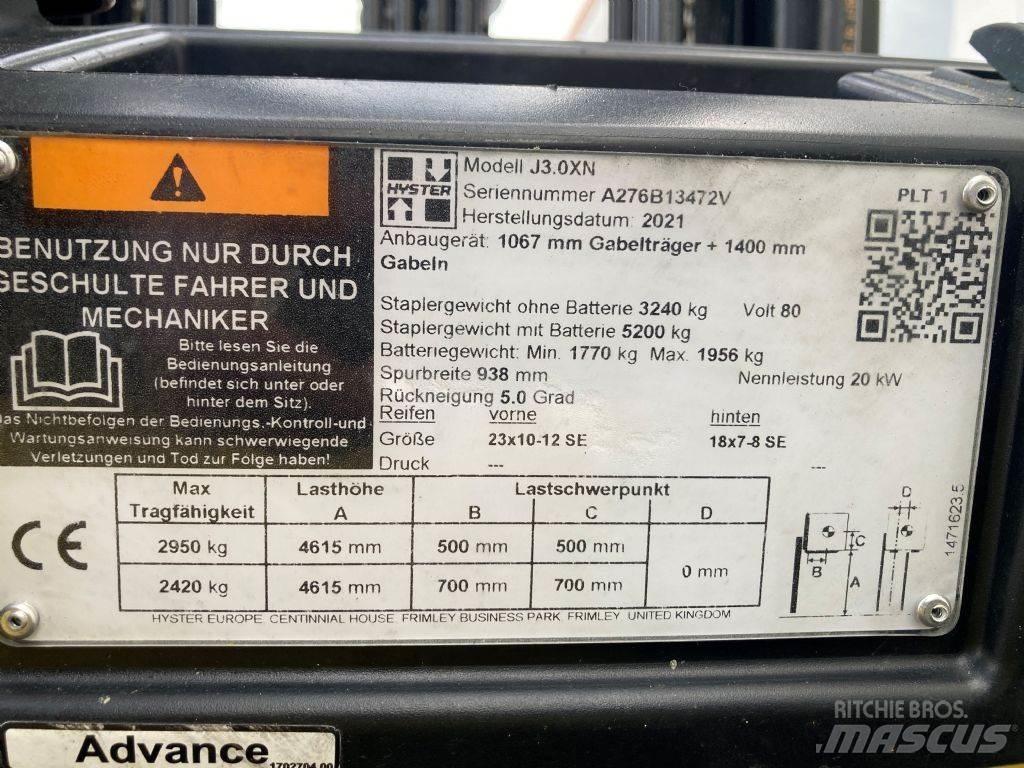 Hyster J 3.0 XN Wózki elektryczne