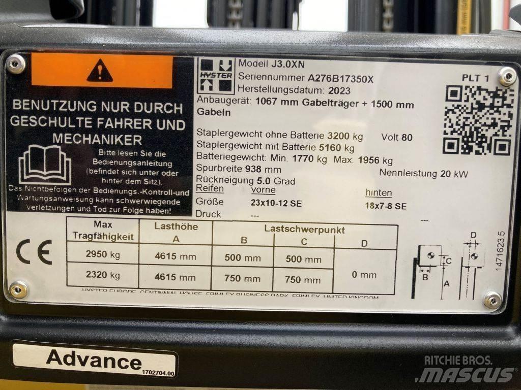 Hyster J 3.0 XN Wózki elektryczne