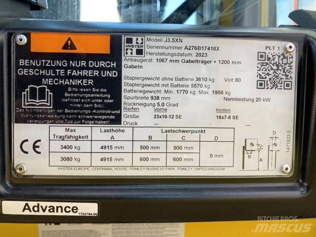 Hyster J 3.5 XN Wózki elektryczne