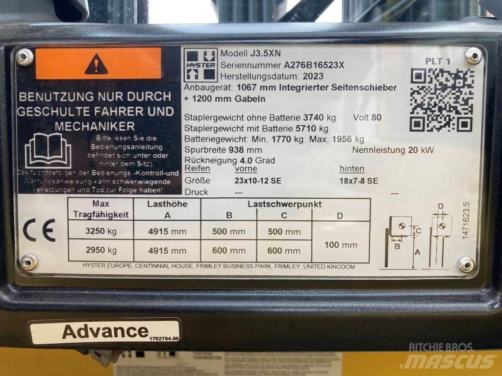 Hyster J 3.5 XN Wózki elektryczne