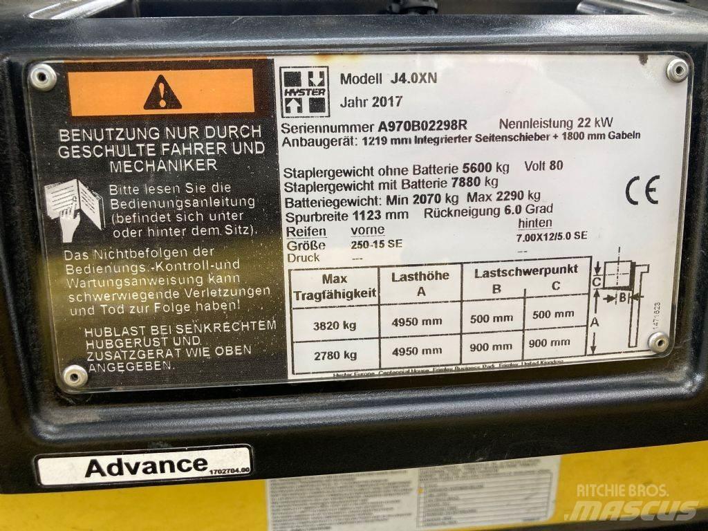 Hyster J 4.0 XN Wózki elektryczne