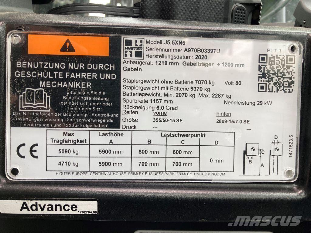 Hyster J 5.5 XN6 Wózki elektryczne