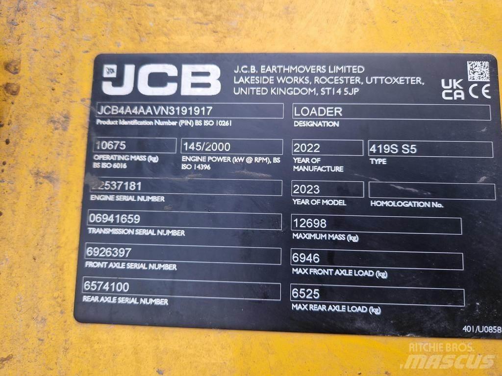 JCB 419S Maszyny rolnicze - Inne