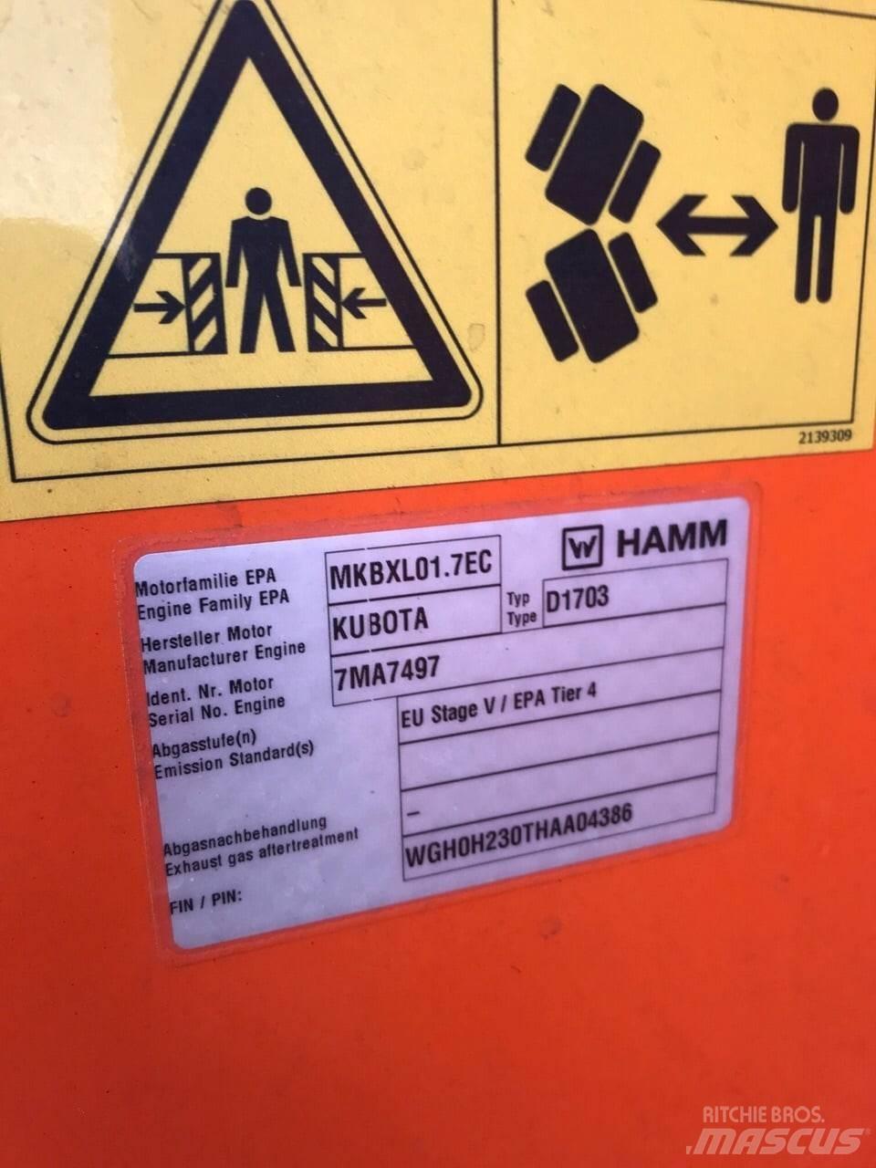 Hamm HD12VV Walce dwubębnowe