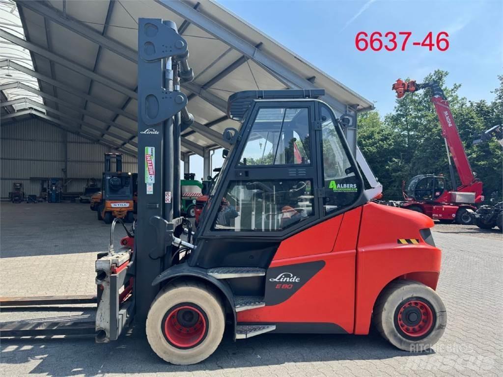 Linde E 80 - 01 / 900 Wózki elektryczne