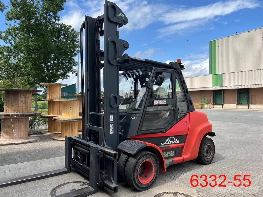 Linde H 80 D 02 900 Wózki Diesla