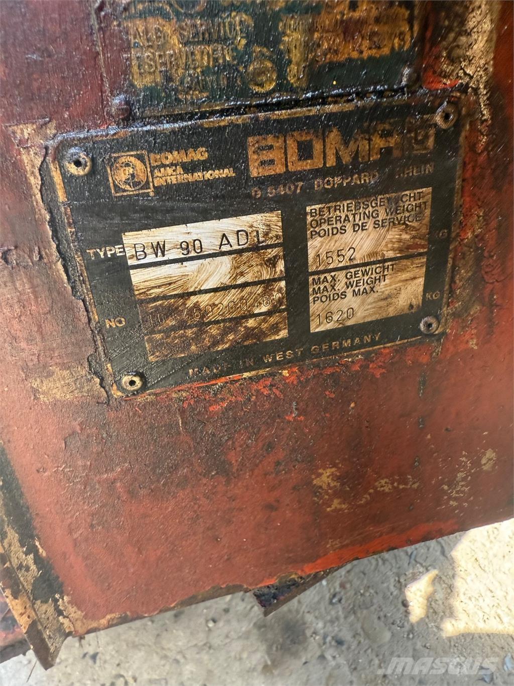 Bomag BW90 Walce dwubębnowe