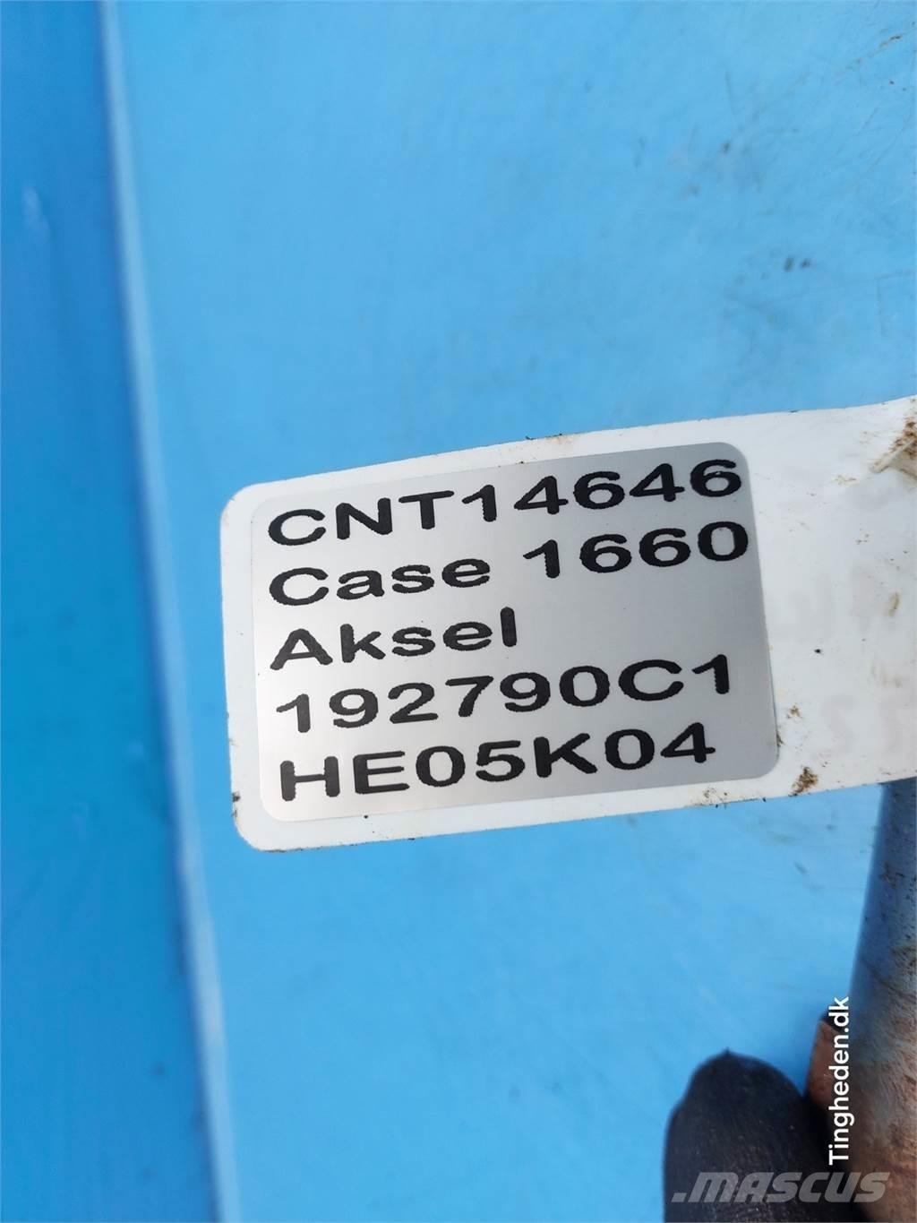 CASE 1660 Akcesoria do kombajnów zbożowych