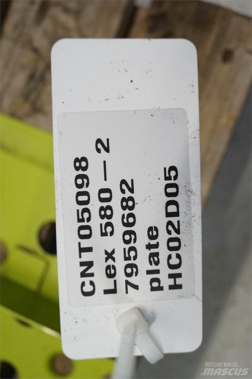 CLAAS Lexion 580 Maszyny rolnicze - Inne