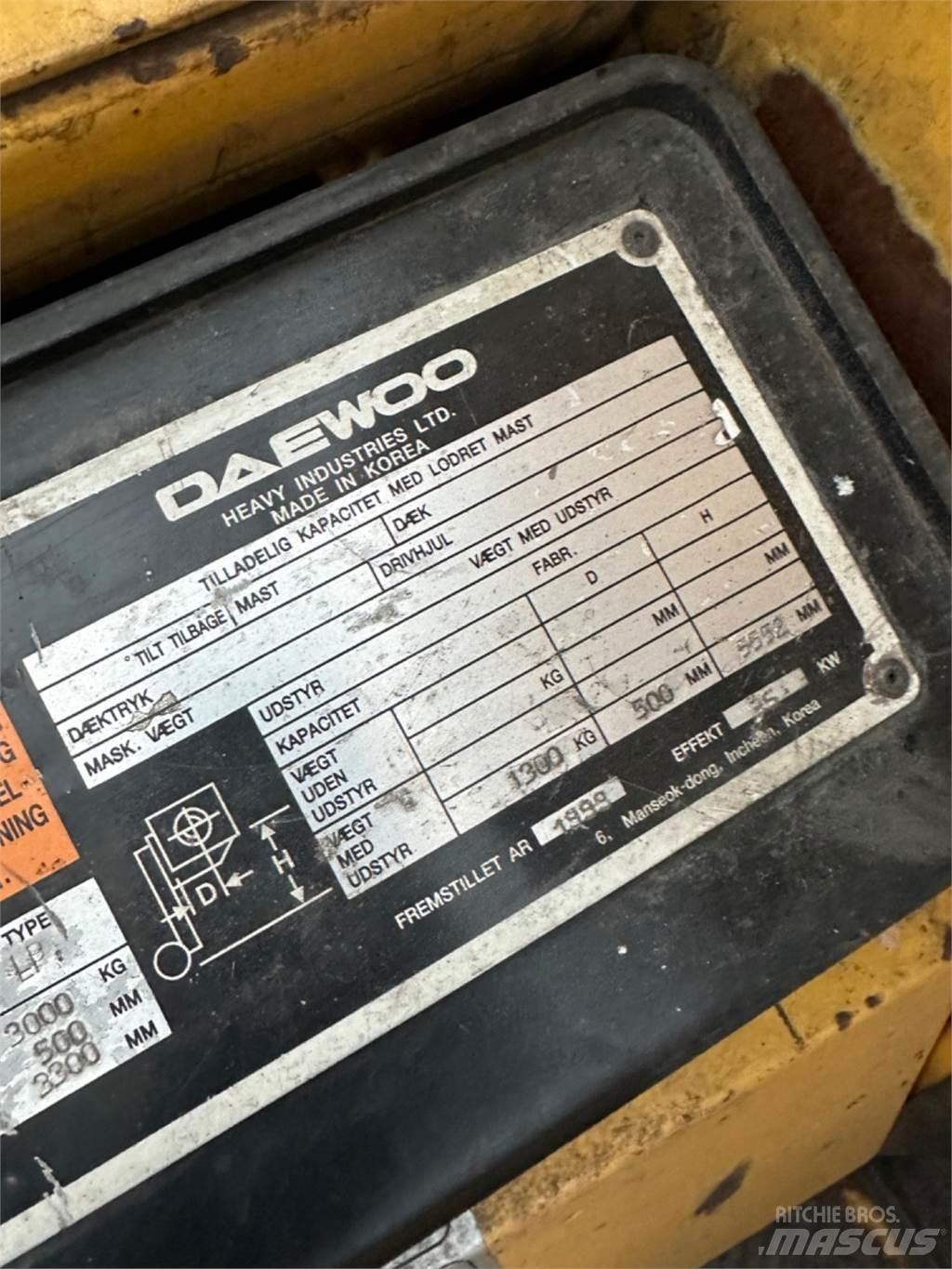 Daewoo G30E Wózki LPG