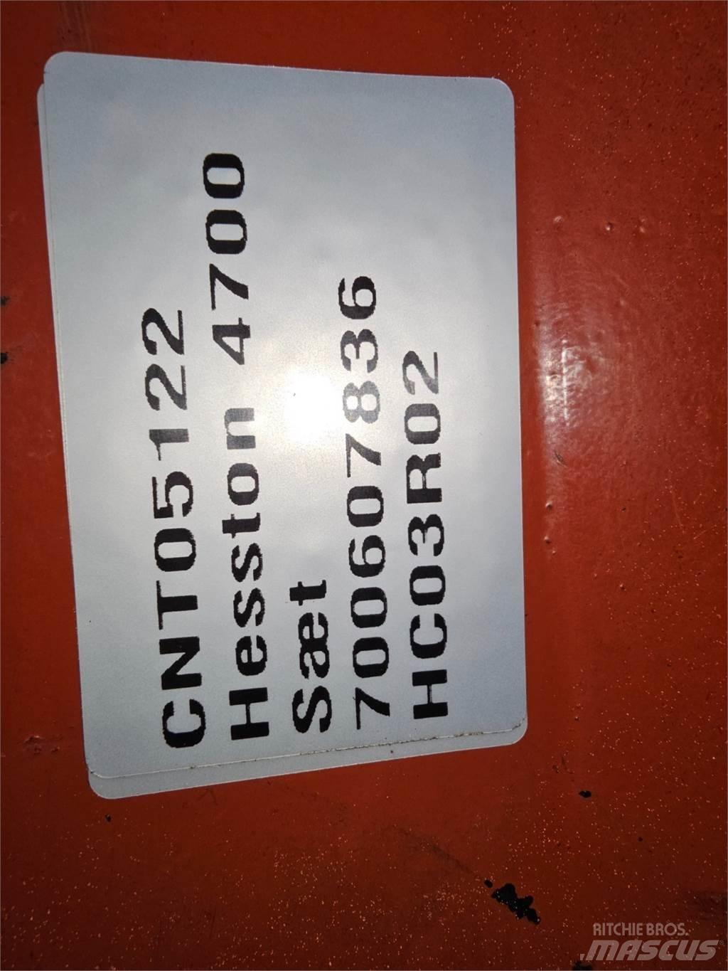 Hesston 4700 Inny sprzęt paszowy