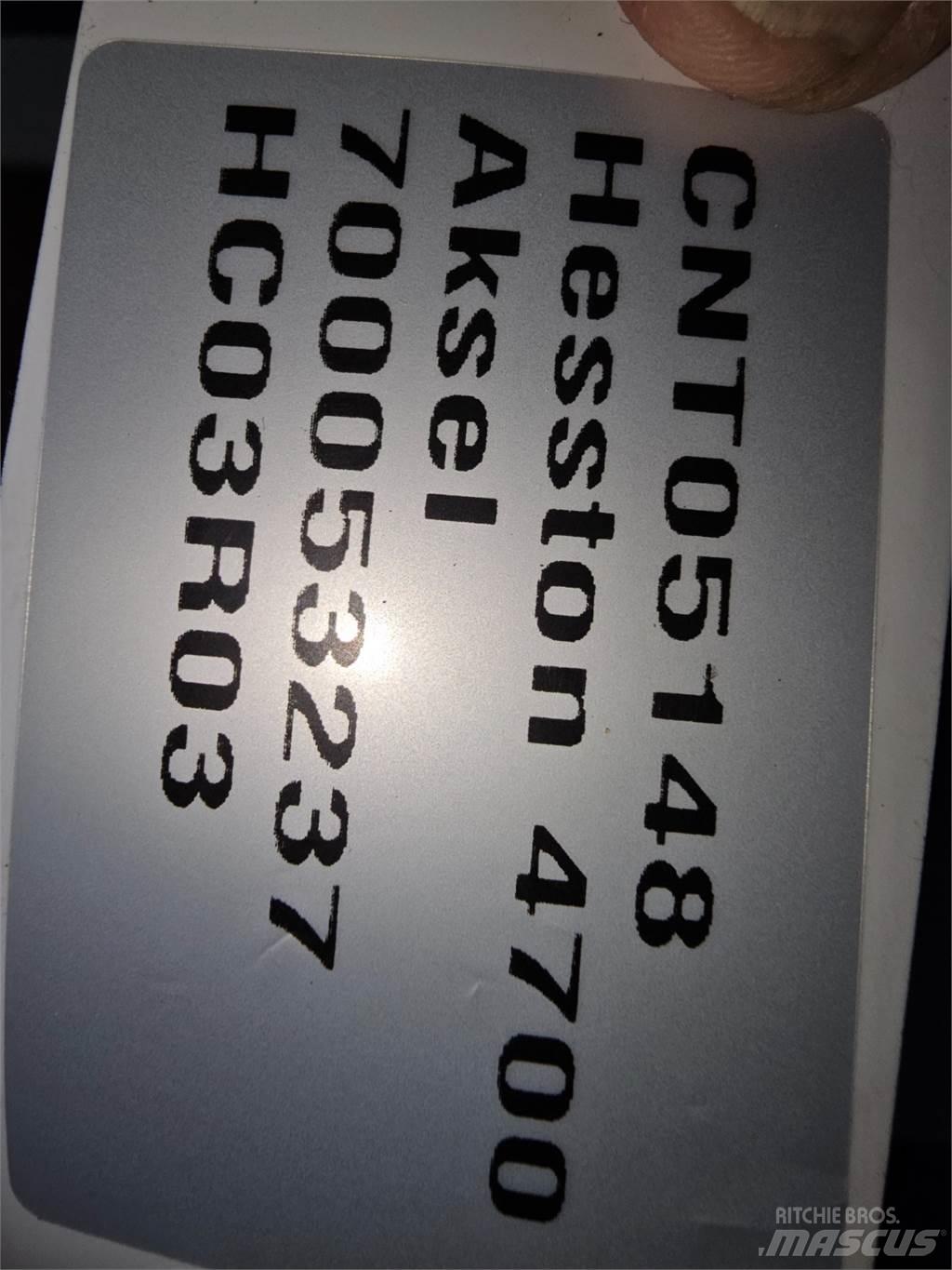 Hesston 4700 Inny sprzęt paszowy