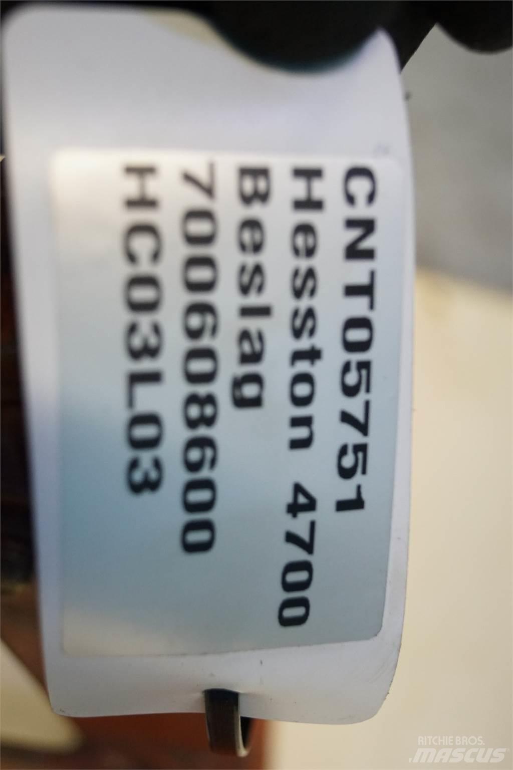 Hesston 4700 Inny sprzęt paszowy