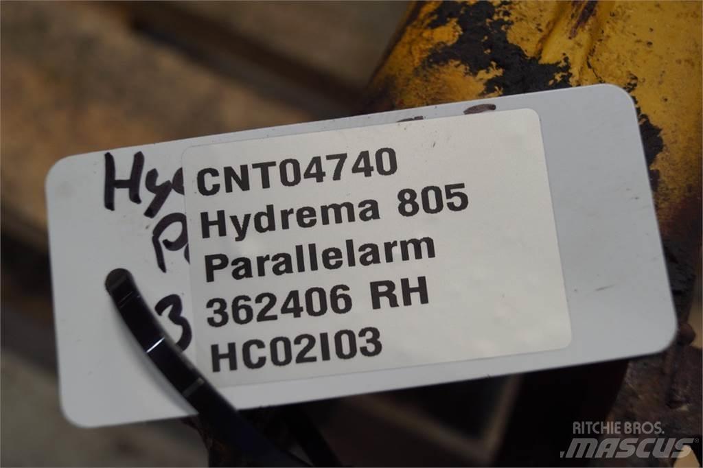 Hydrema 805 Wysięgniki i ramiona