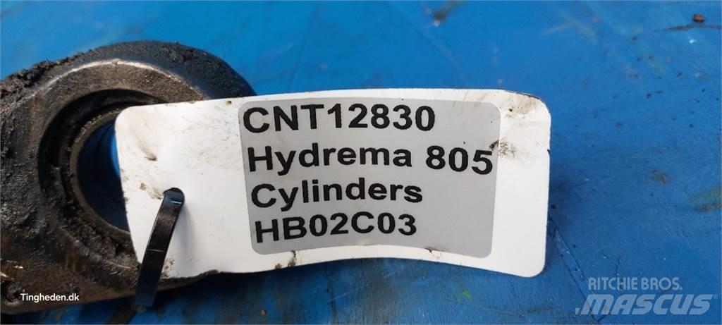 Hydrema 805 Mosty, wały i osie