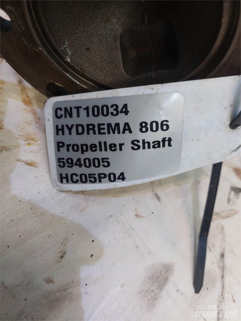 Hydrema 806 Mosty, wały i osie