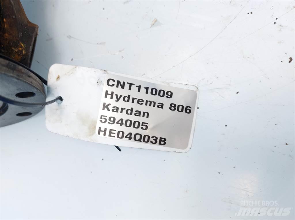 Hydrema 806 Mosty, wały i osie