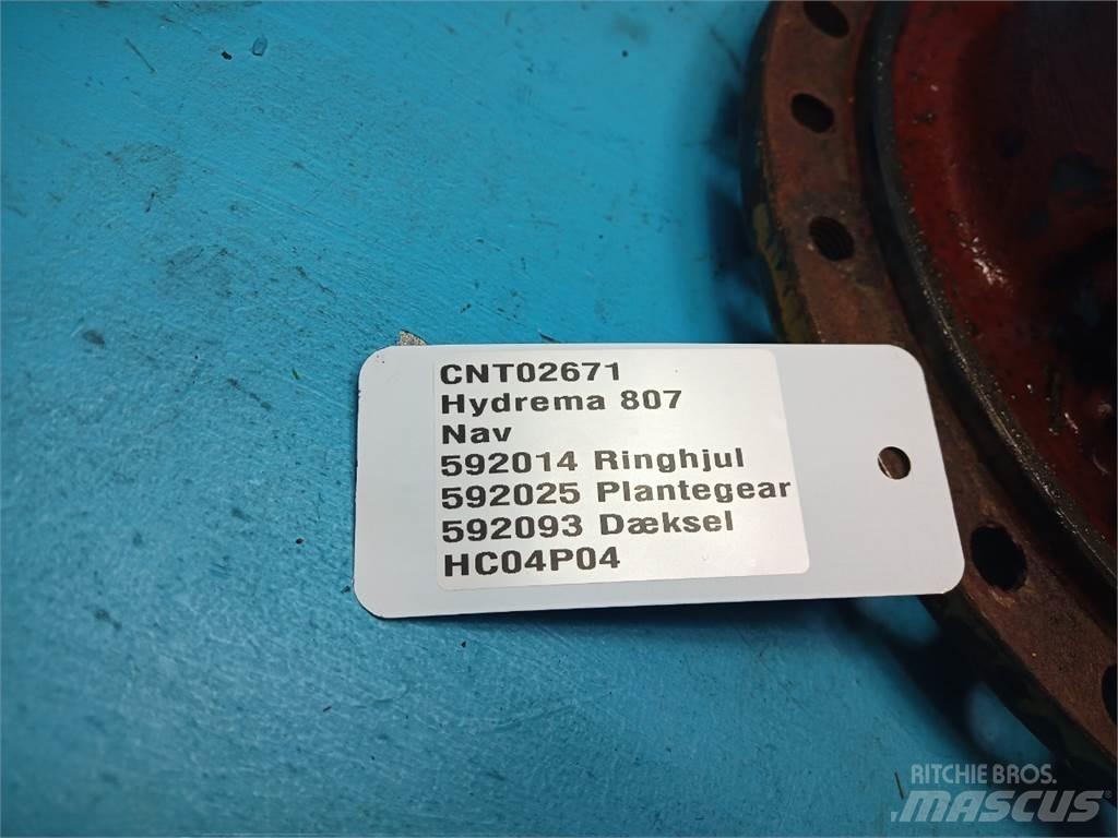 Hydrema 807 Mosty, wały i osie