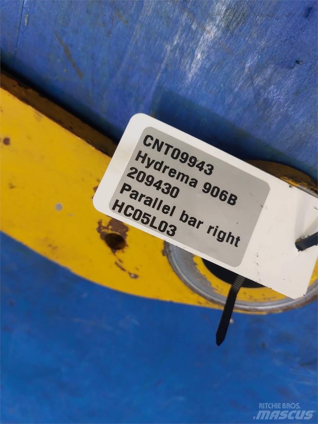 Hydrema 906B Wysięgniki i ramiona