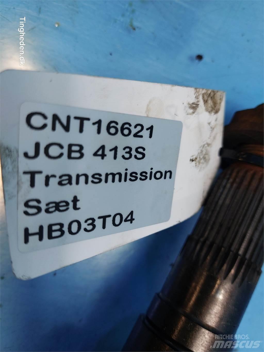 JCB 413S Przekładnie i skrzynie biegów
