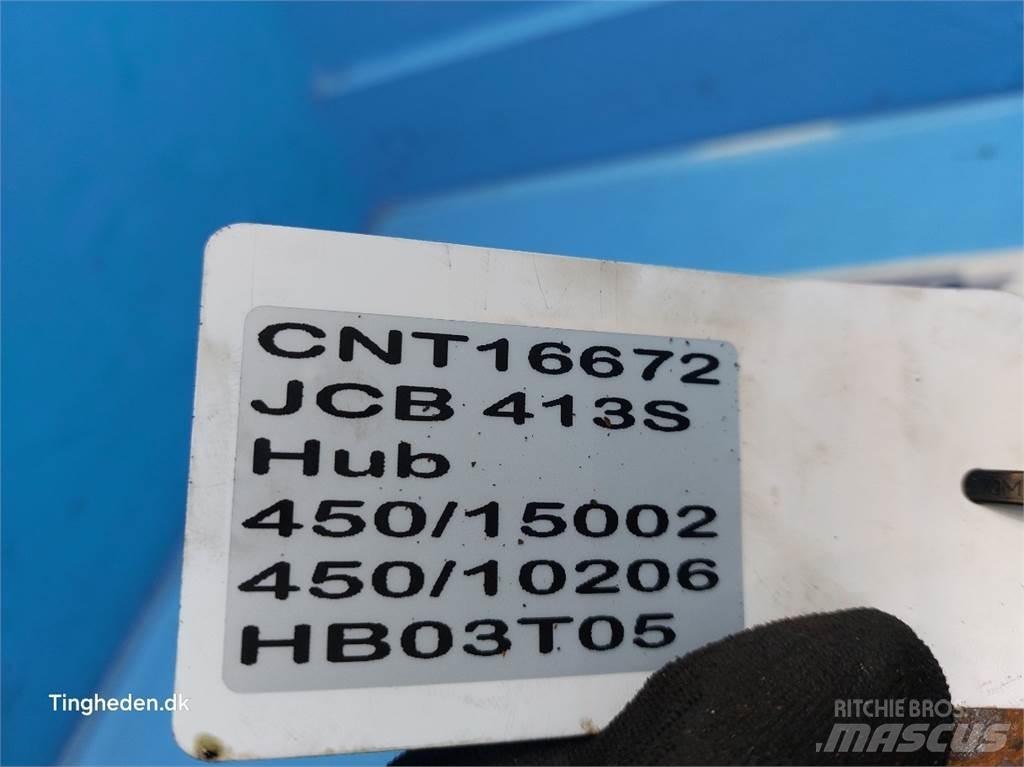 JCB 413S Mosty, wały i osie