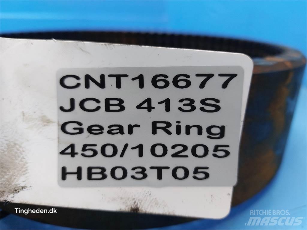 JCB 413S Mosty, wały i osie