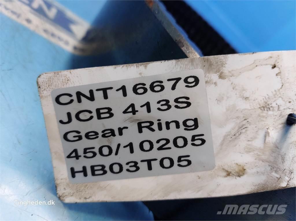 JCB 413S Mosty, wały i osie