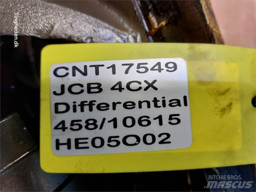JCB 4CX Mosty, wały i osie