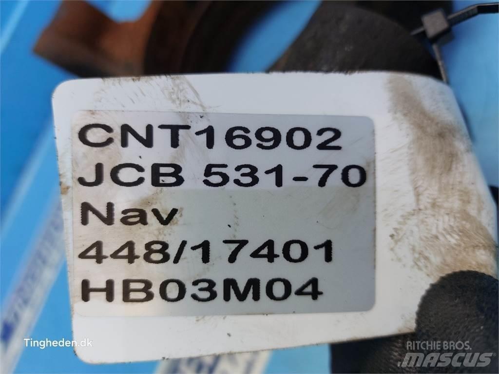 JCB 531-70 Mosty, wały i osie