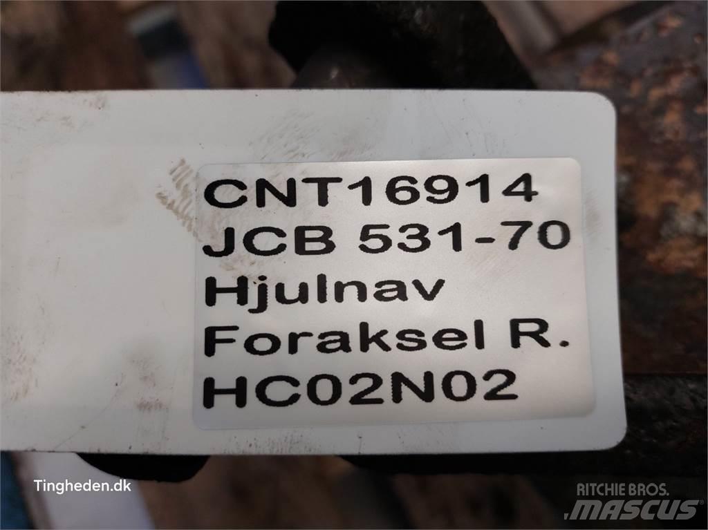 JCB 531-70 Mosty, wały i osie