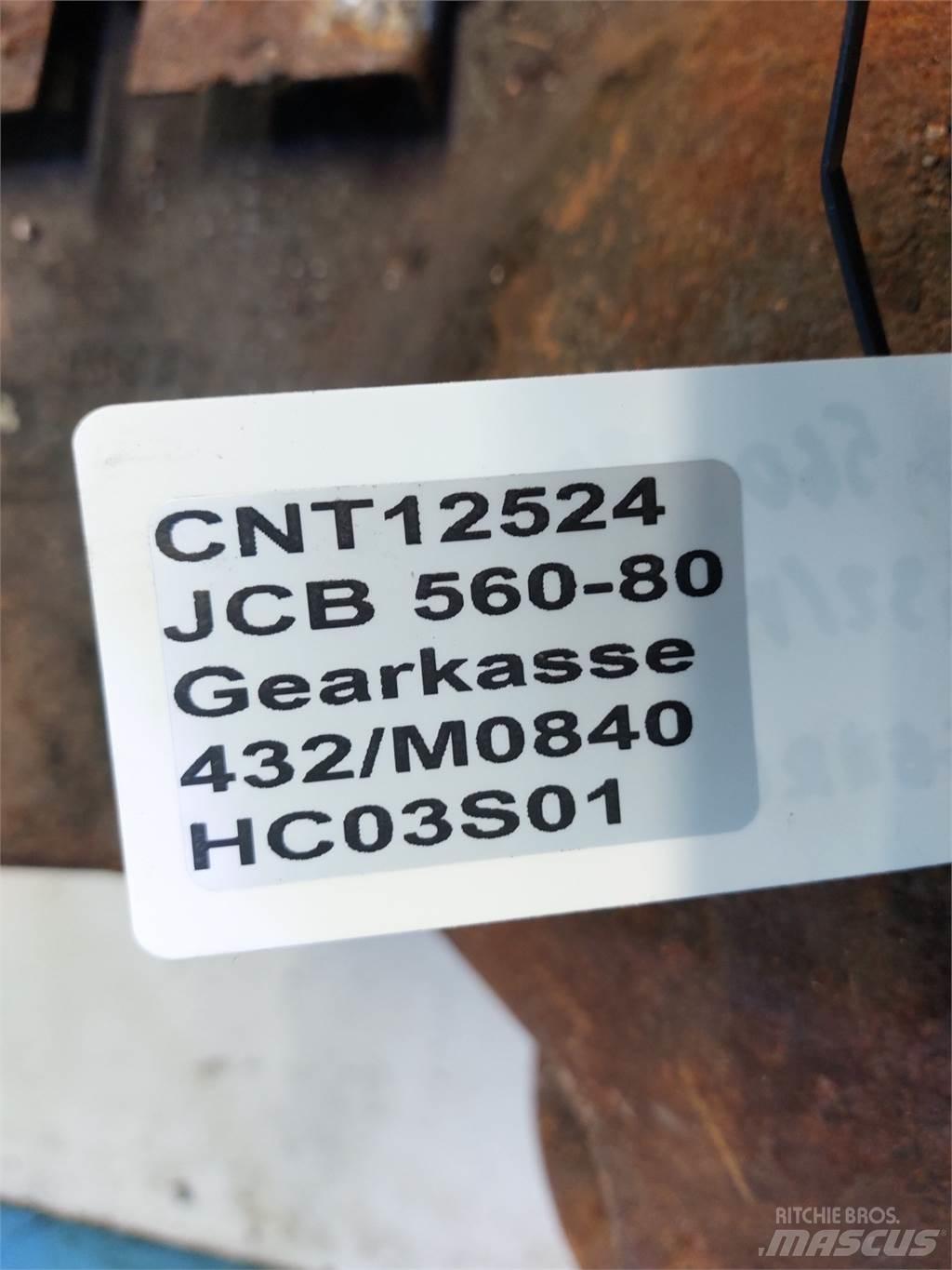 JCB 560-80 Przekładnie i skrzynie biegów