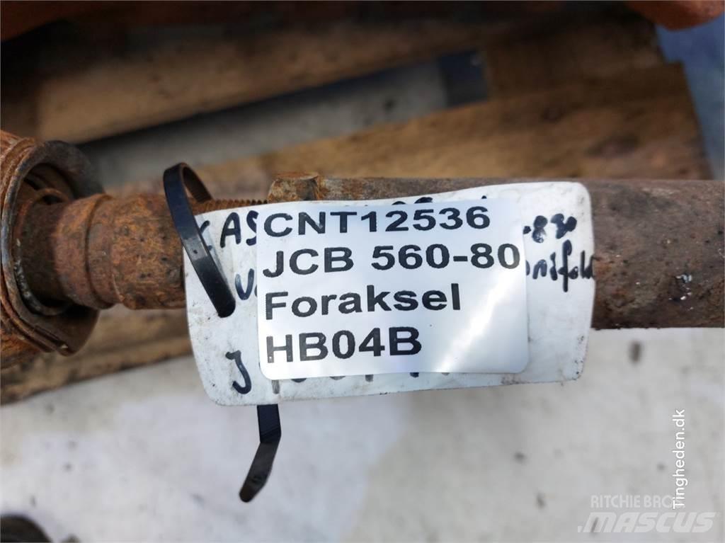 JCB 560-80 Mosty, wały i osie