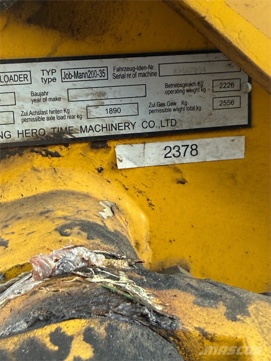 Job-Mann 200-35 Miniładowarki