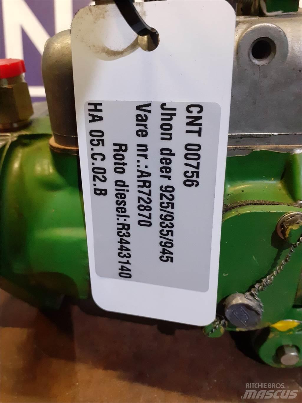 John Deere 935 Silniki