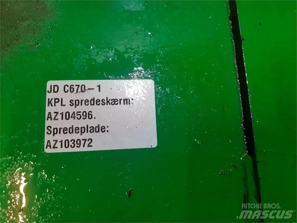John Deere C670 Akcesoria do kombajnów zbożowych