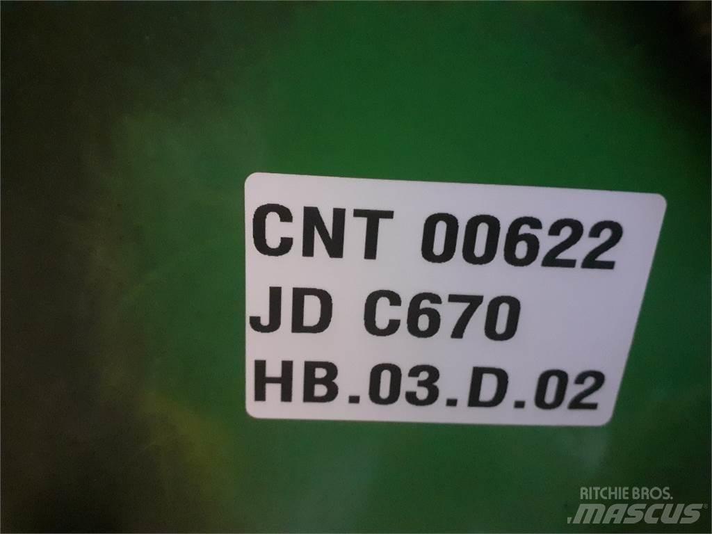 John Deere C670 Akcesoria do kombajnów zbożowych