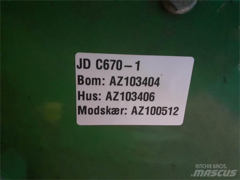 John Deere C670 Akcesoria do kombajnów zbożowych
